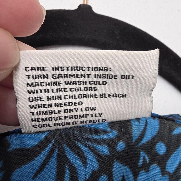 Gold Coast Kaftan Dress Womens One Size Blue Paisley Boho Tunic Kimono Cover Up - Picture 9 of 11